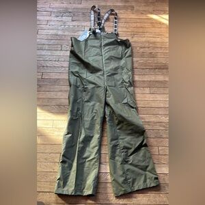 Olive Green Waterproof Bibs